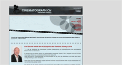Desktop Screenshot of cinematograph.ch